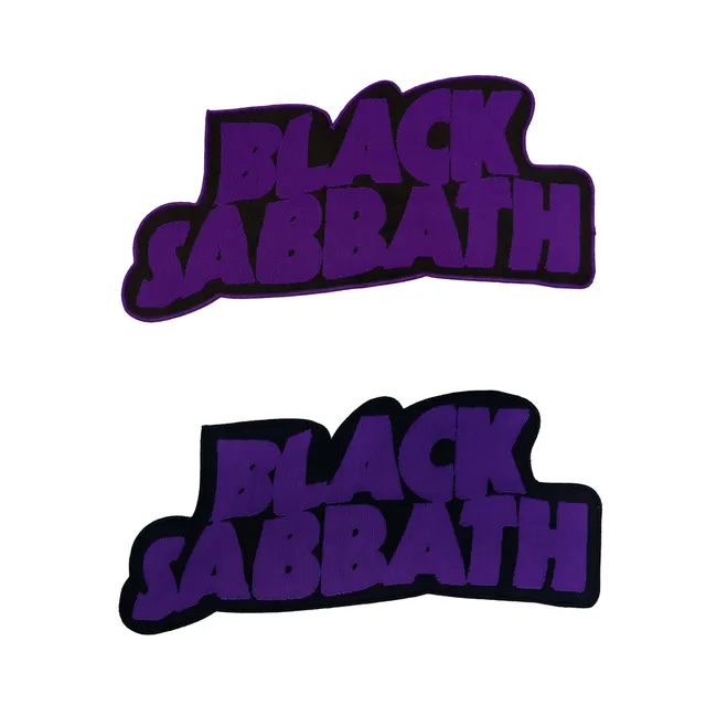 black-sabbath-logo-patch-oversize-tiss-30-cm-noir image 1
