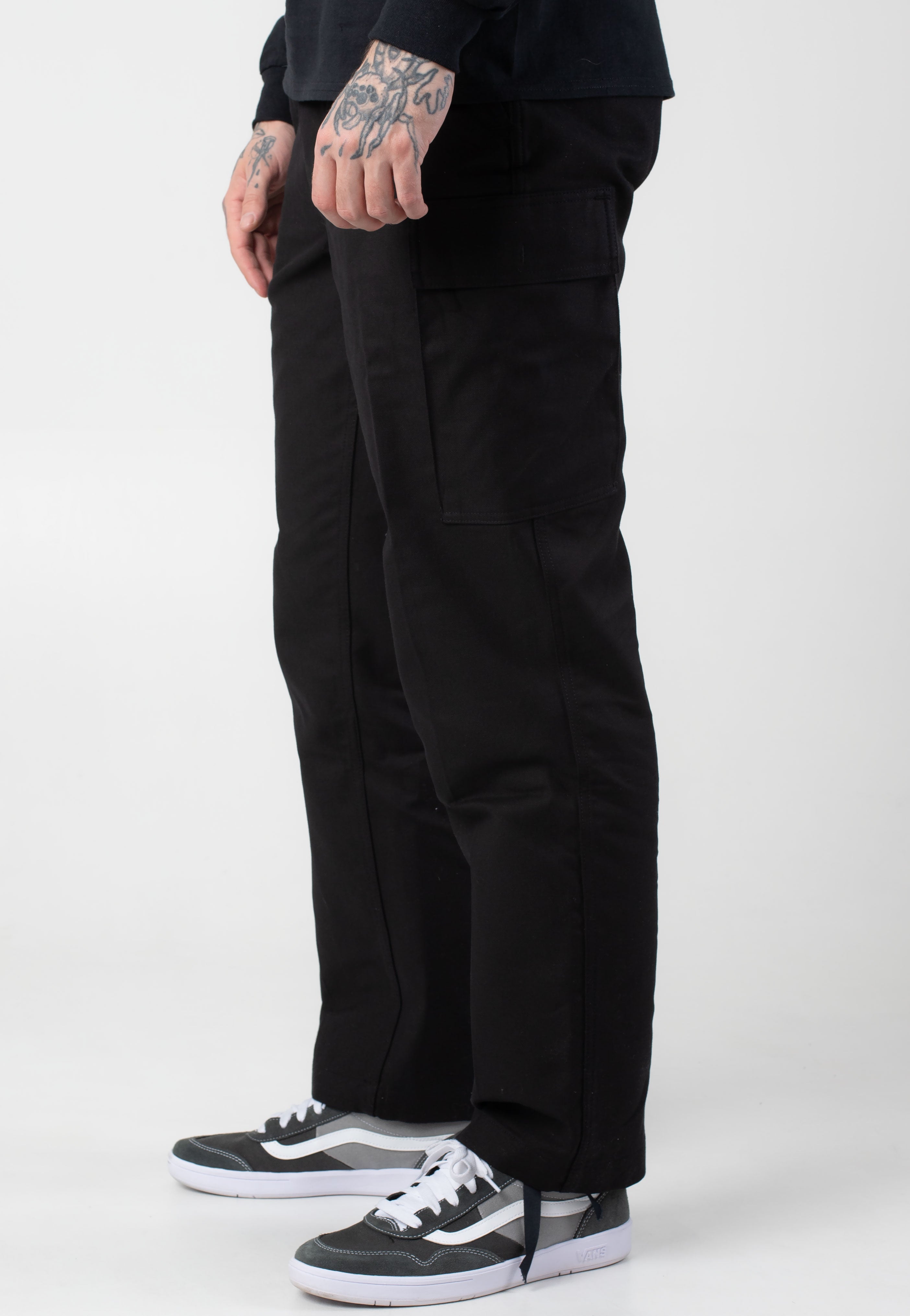 brandit-moleskin-original-black-pantalon-cargo-noir-coton image 3