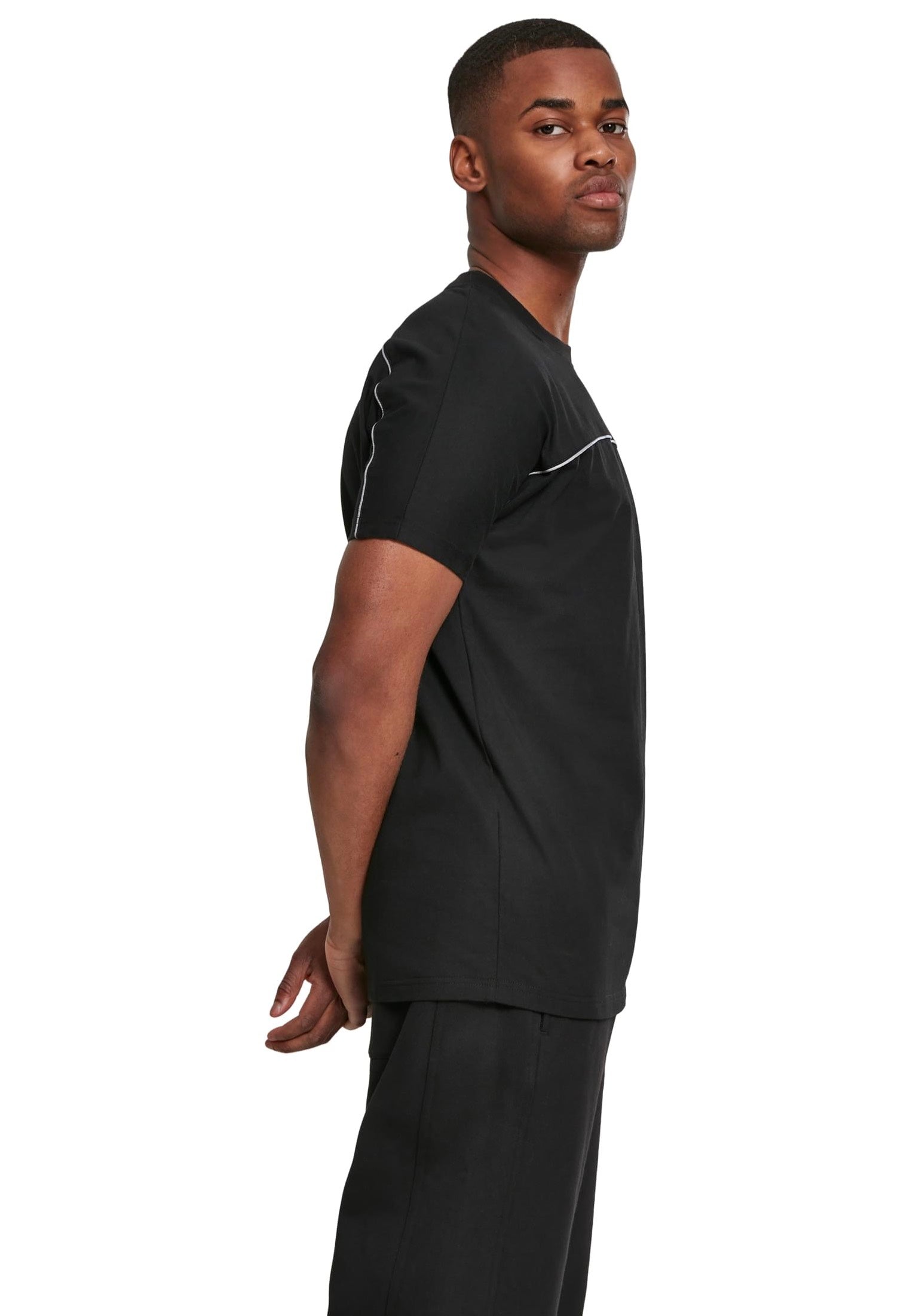 urban-classics-reflective-tee-t-shirt-noir-basic image 7