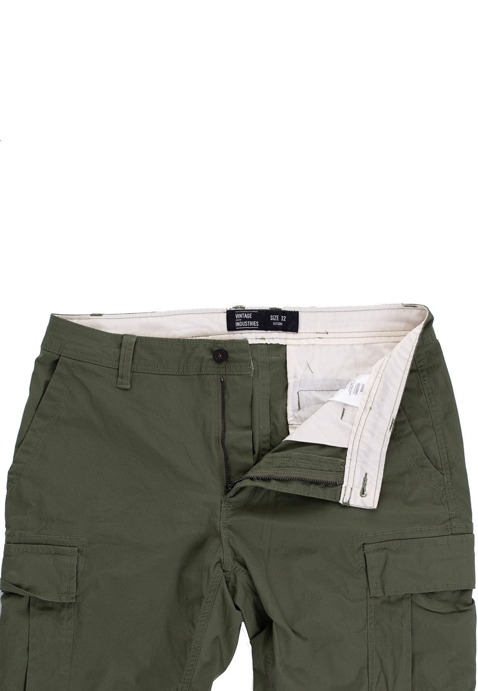 vintage-industries-ryker-short-cargo-vert-olive-coton image 4