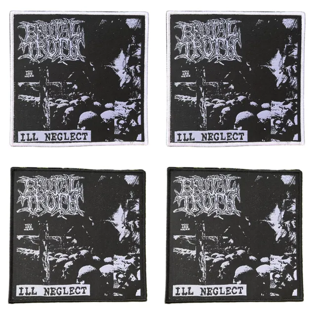 brutal-truth-ill-neglect-patch-cusson-bordure-noire image 1