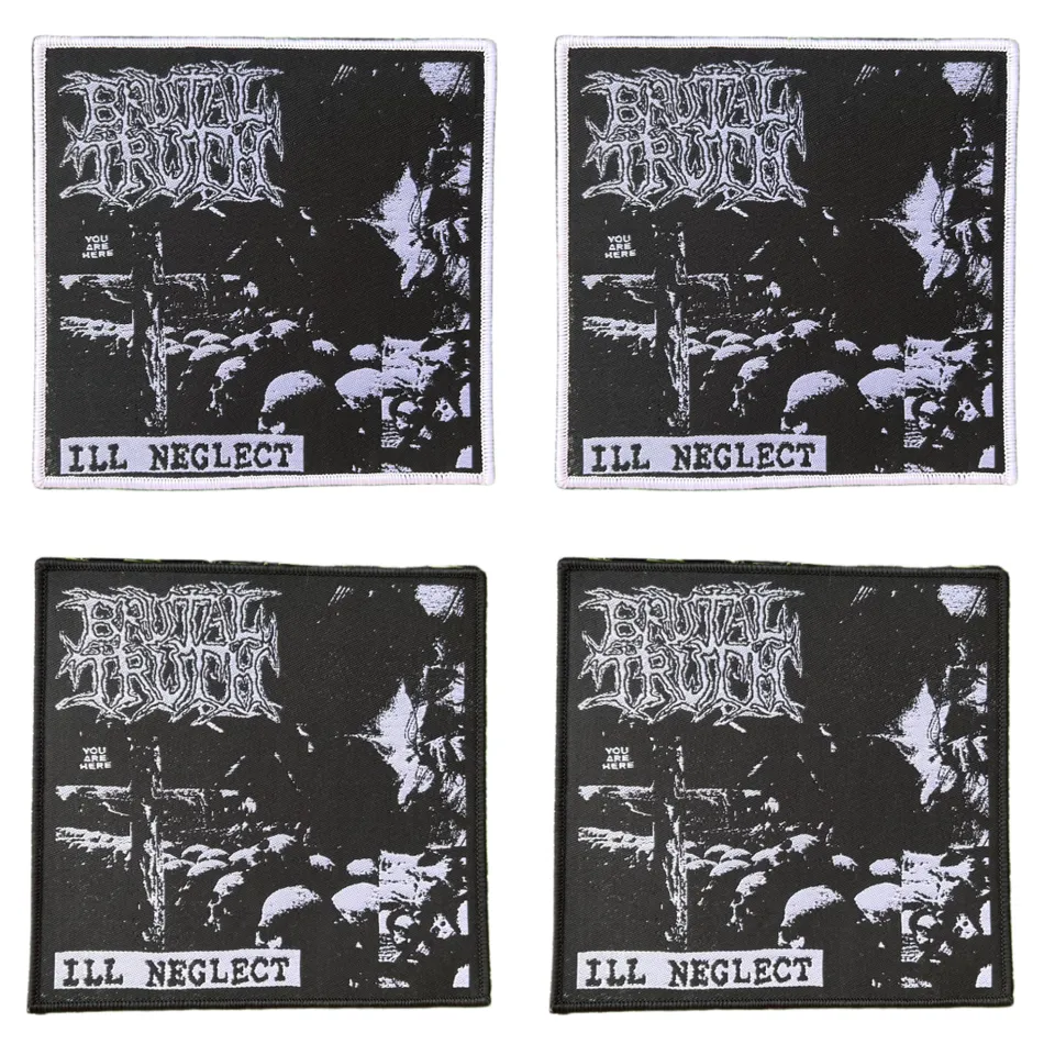 brutal-truth-ill-neglect-patch-cusson-bordure-noire image 1