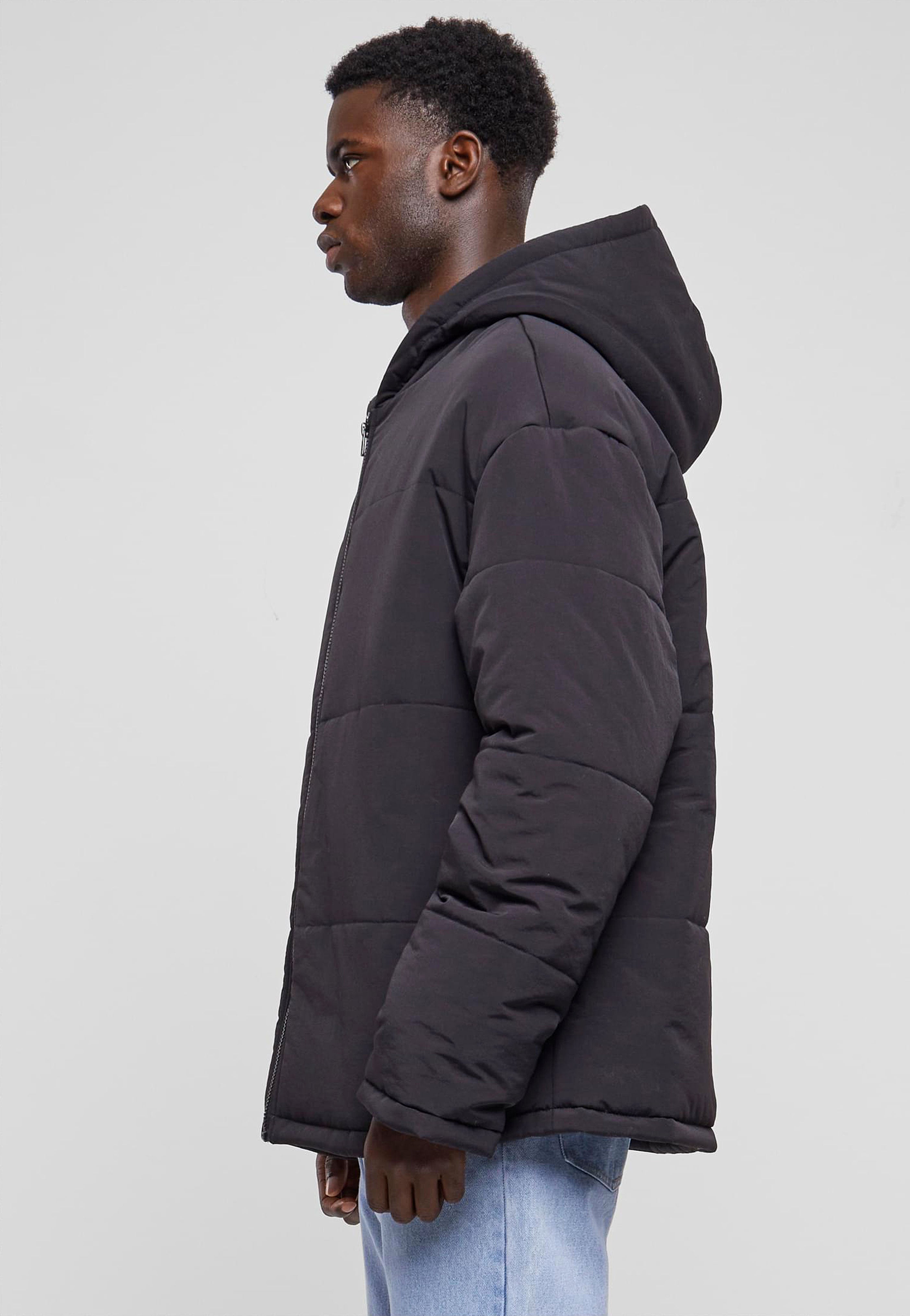 urban-classics-hooded-block-puffer-veste-noire-homme-hiver image 3