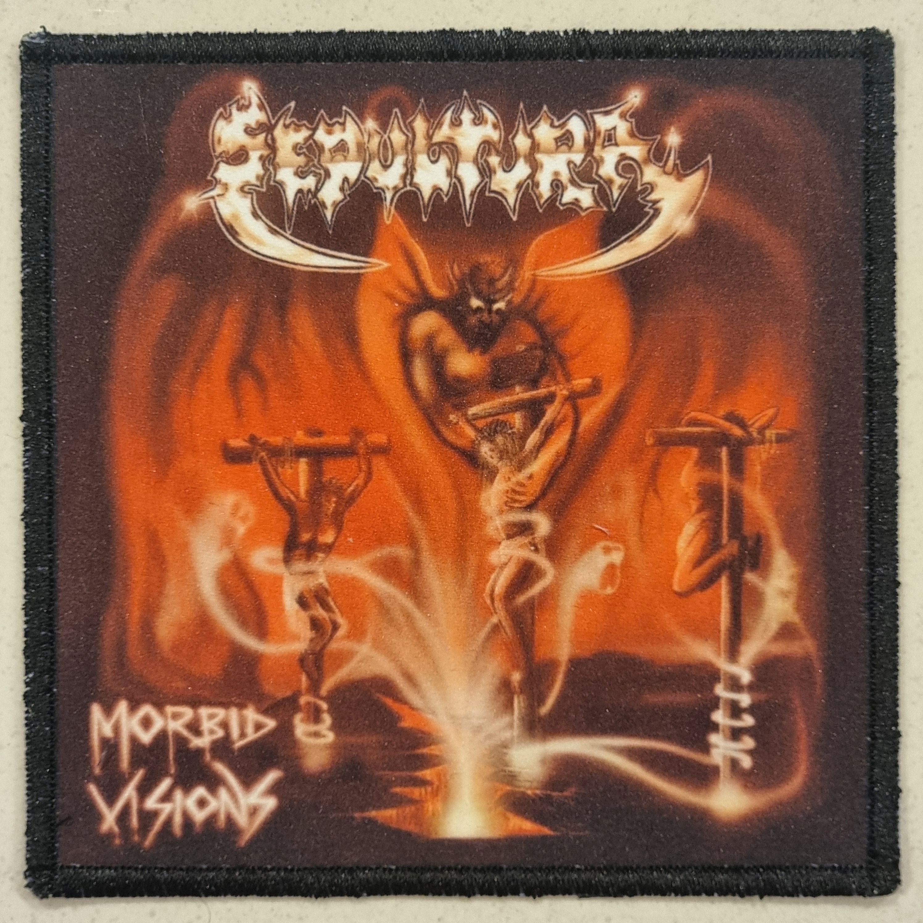 sepultura-morbid-visions-patch-cusson-petit-format-thrash image 1