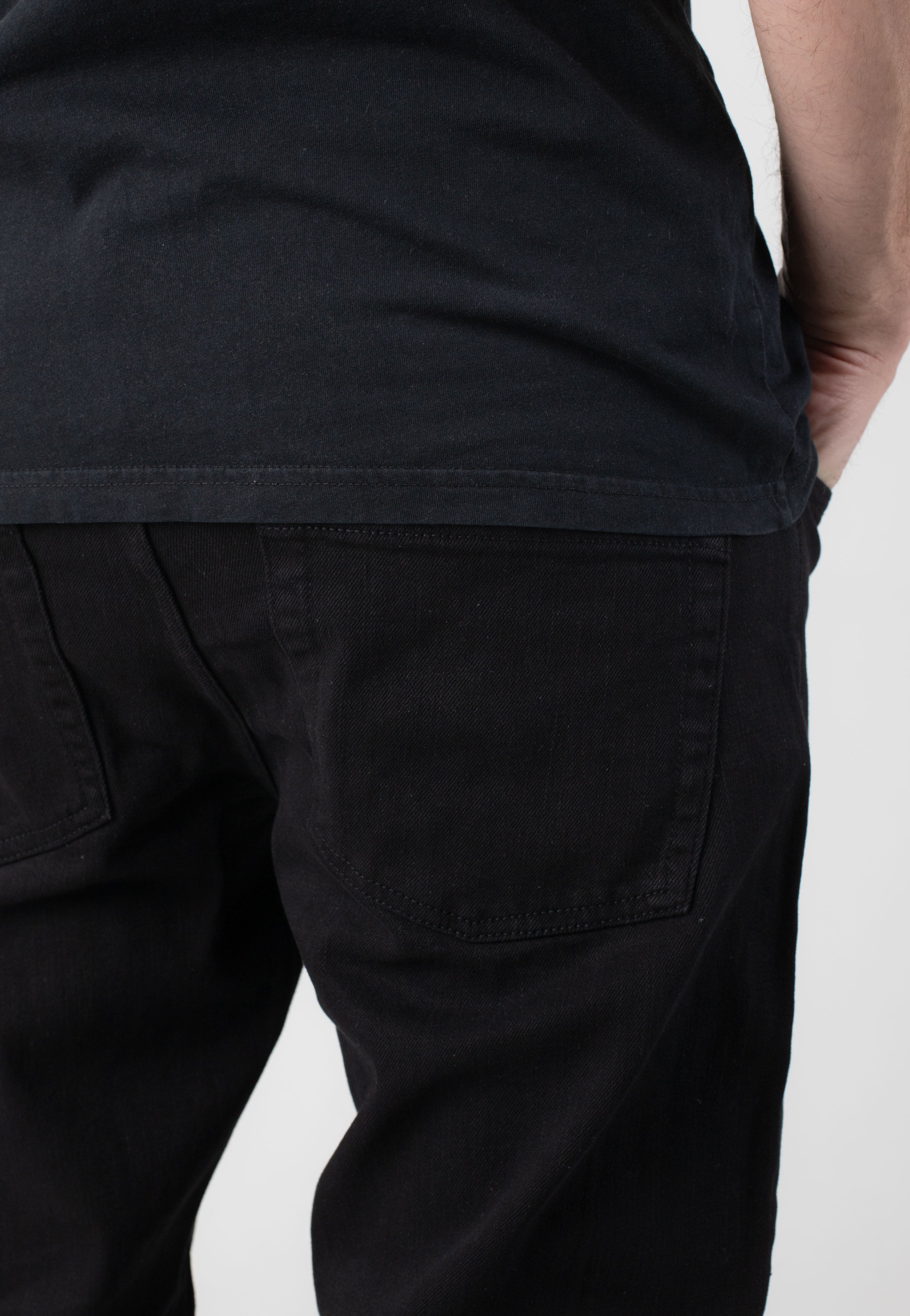 only-sons-weft-reg-jean-black-denim-w32-l32 image 6
