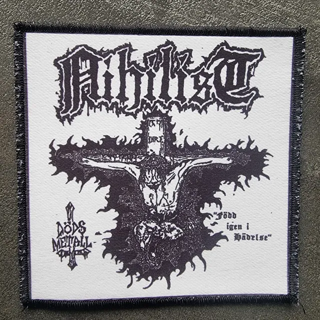nihilist-live-at-bj-rks-trag-rden-patch-metal-coudre image 1