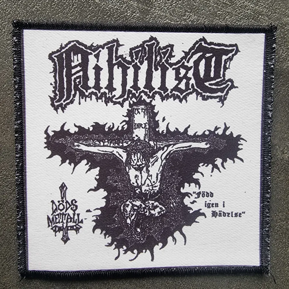nihilist-live-at-bj-rks-trag-rden-patch-metal-coudre image 1