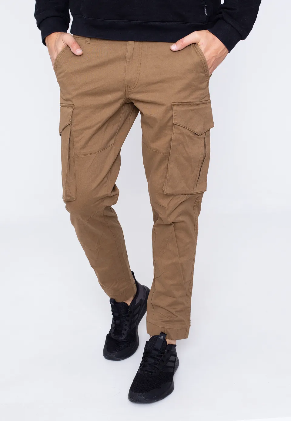 only-sons-kim-cargo-pantalon-olive-streetwear-homme image 1