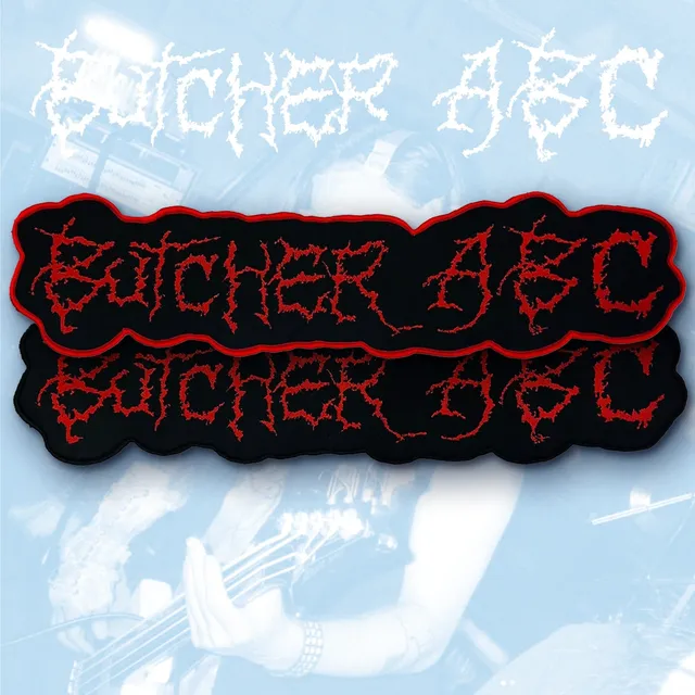 butcher-abc-logo-patch-tiss-oversize-bordure-noire image 1