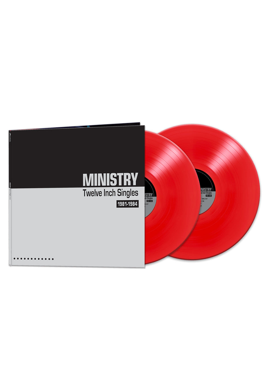 ministry-twelve-inch-singles-1981-1984-double-vinyle-rouge-limit image 1