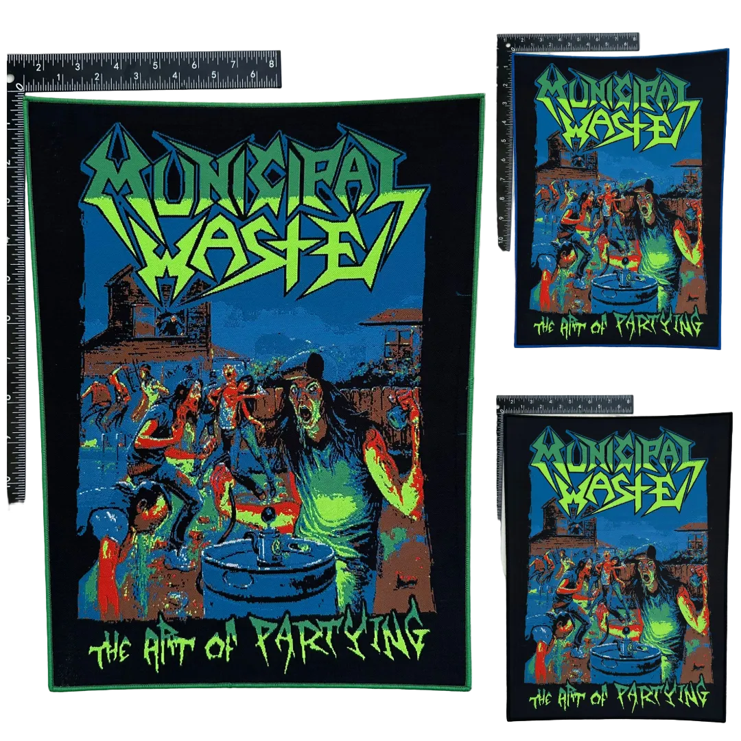 municipal-waste-art-of-partying-backpatch-dos image 1