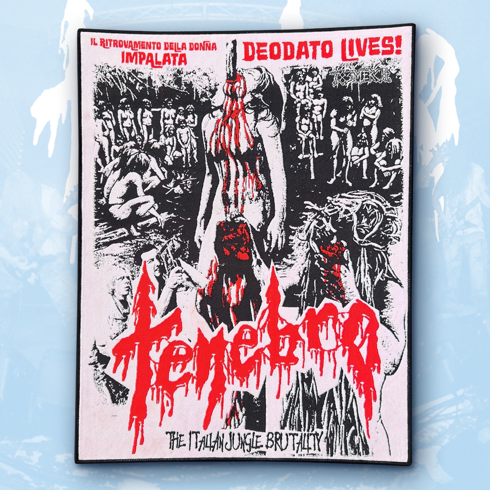 tenebro-deodato-lives-backpatch-cusson-bordure-noire image 2