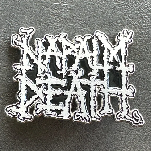 napalm-death-logo-pin-s-mail-55-x-40-mm image 1
