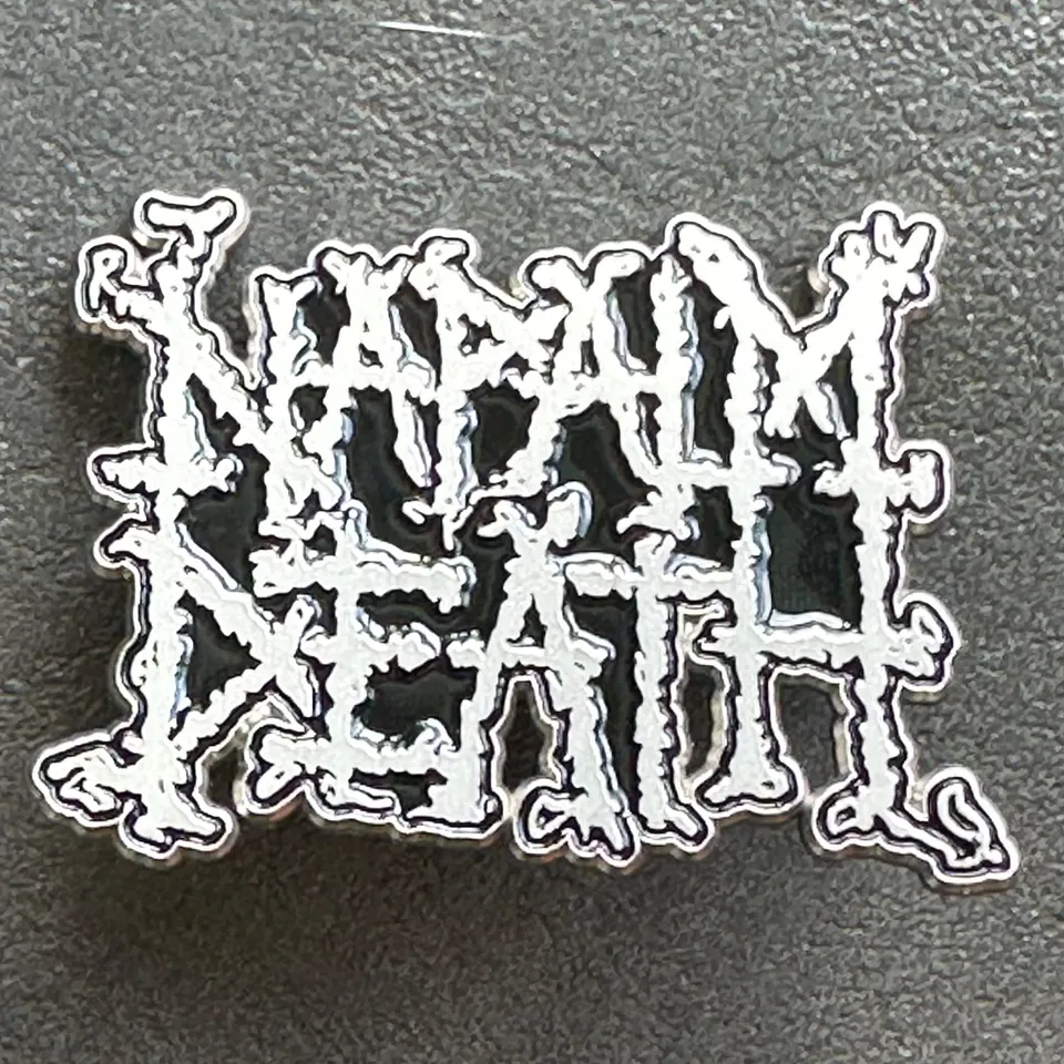 napalm-death-logo-pin-s-mail-55-x-40-mm image 1