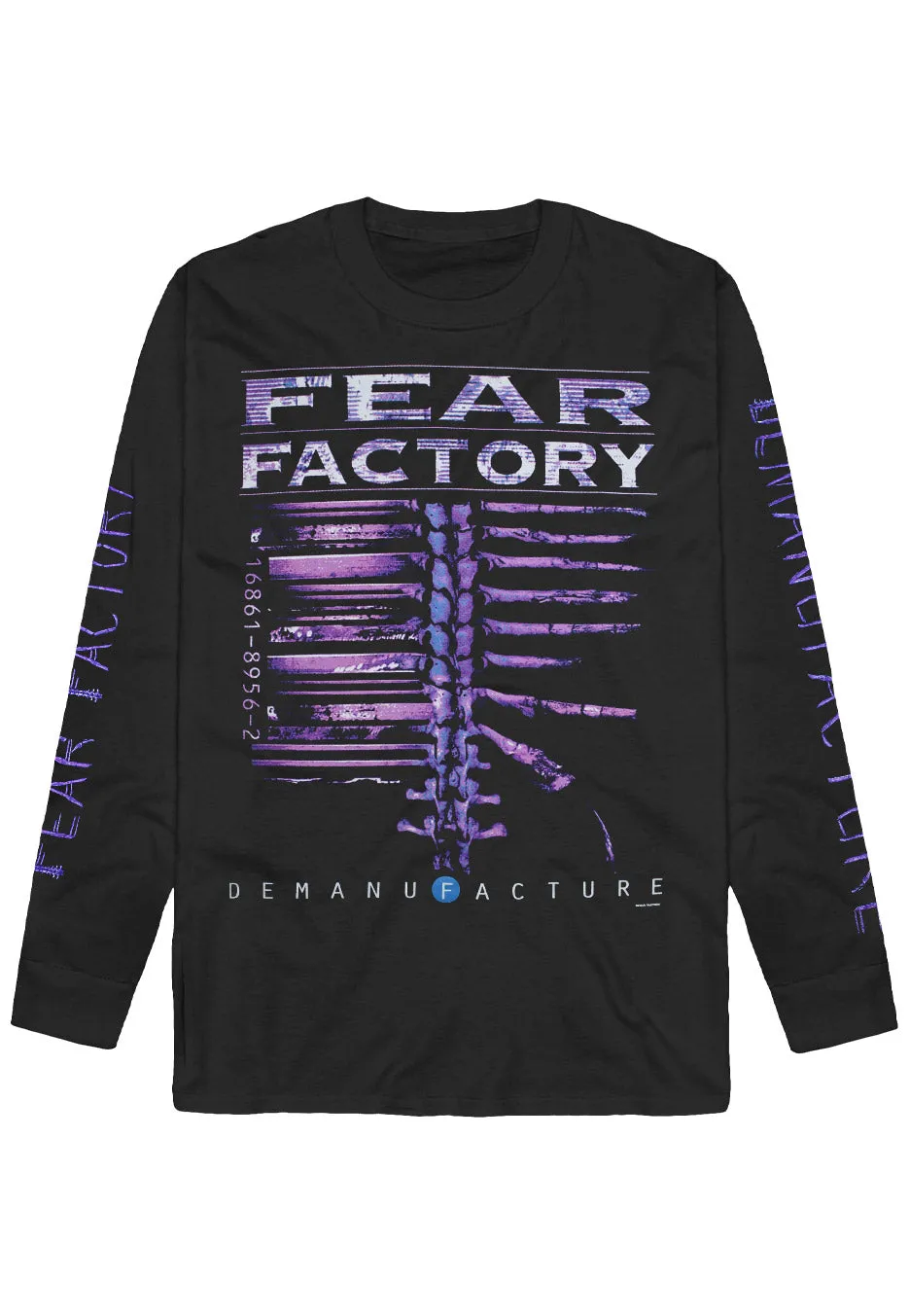 fear-factory-demanufacture-sweat-noir-manches-longues image 1