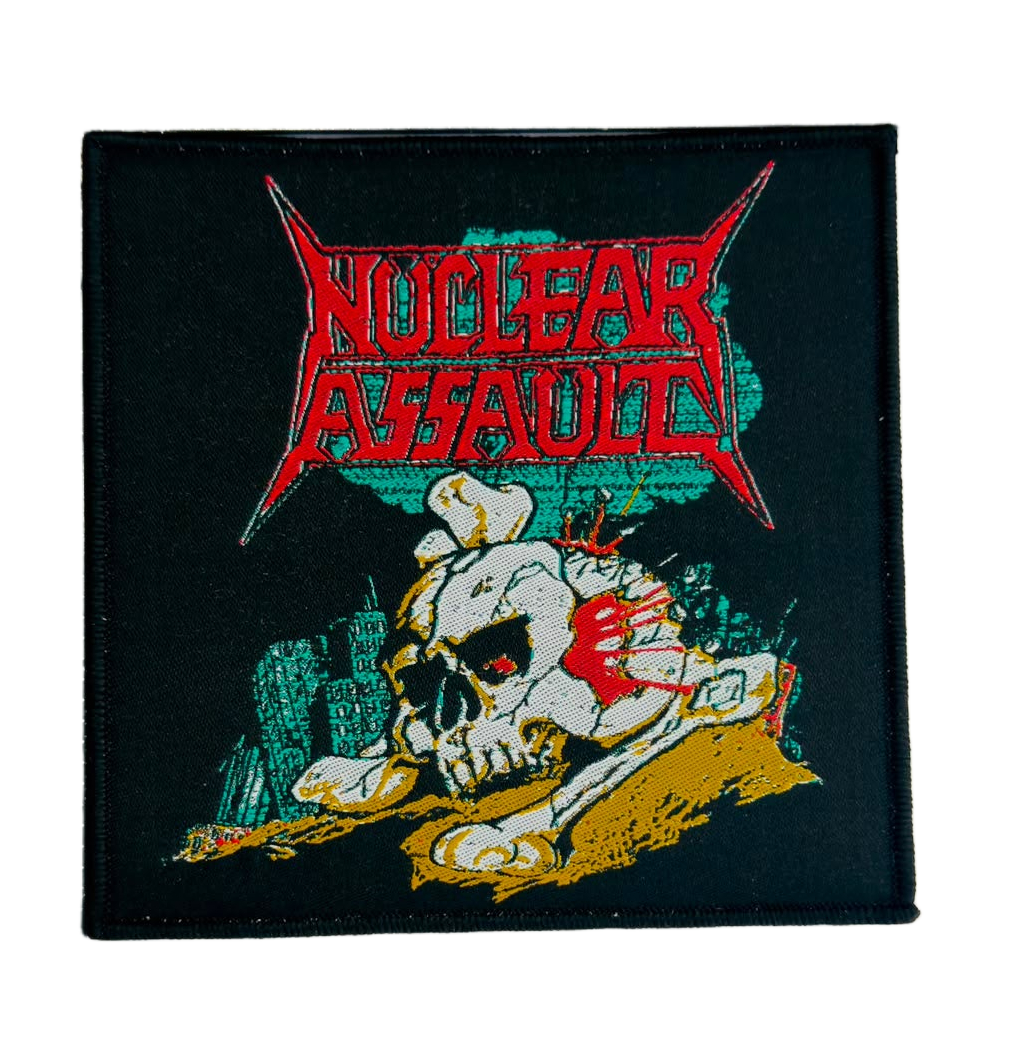 nuclear-assault-handle-with-care-patch-tiss-bordure-noire-1991 image 2