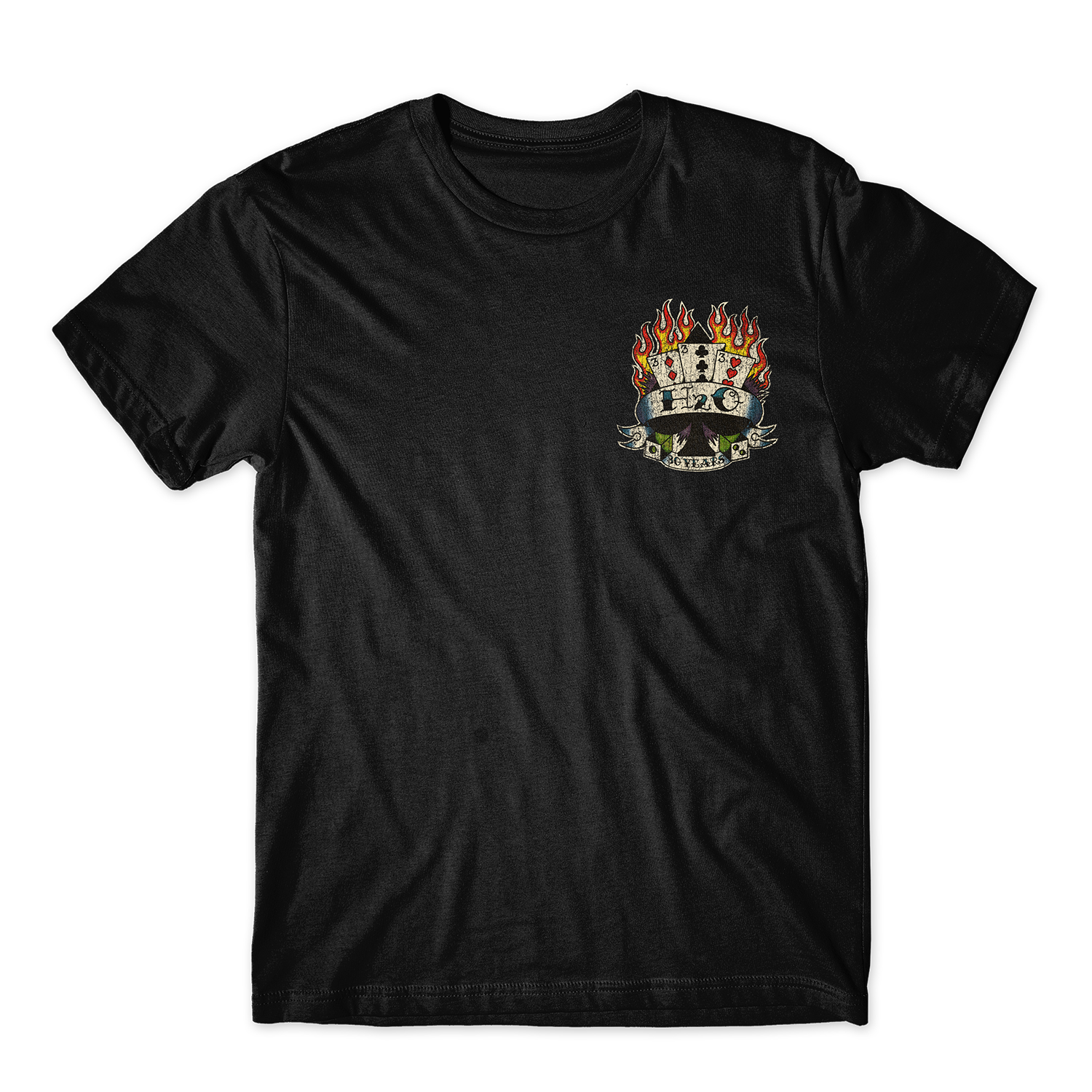 blackout-records-h2o-30-t-shirt-noir-anniversaire image 7