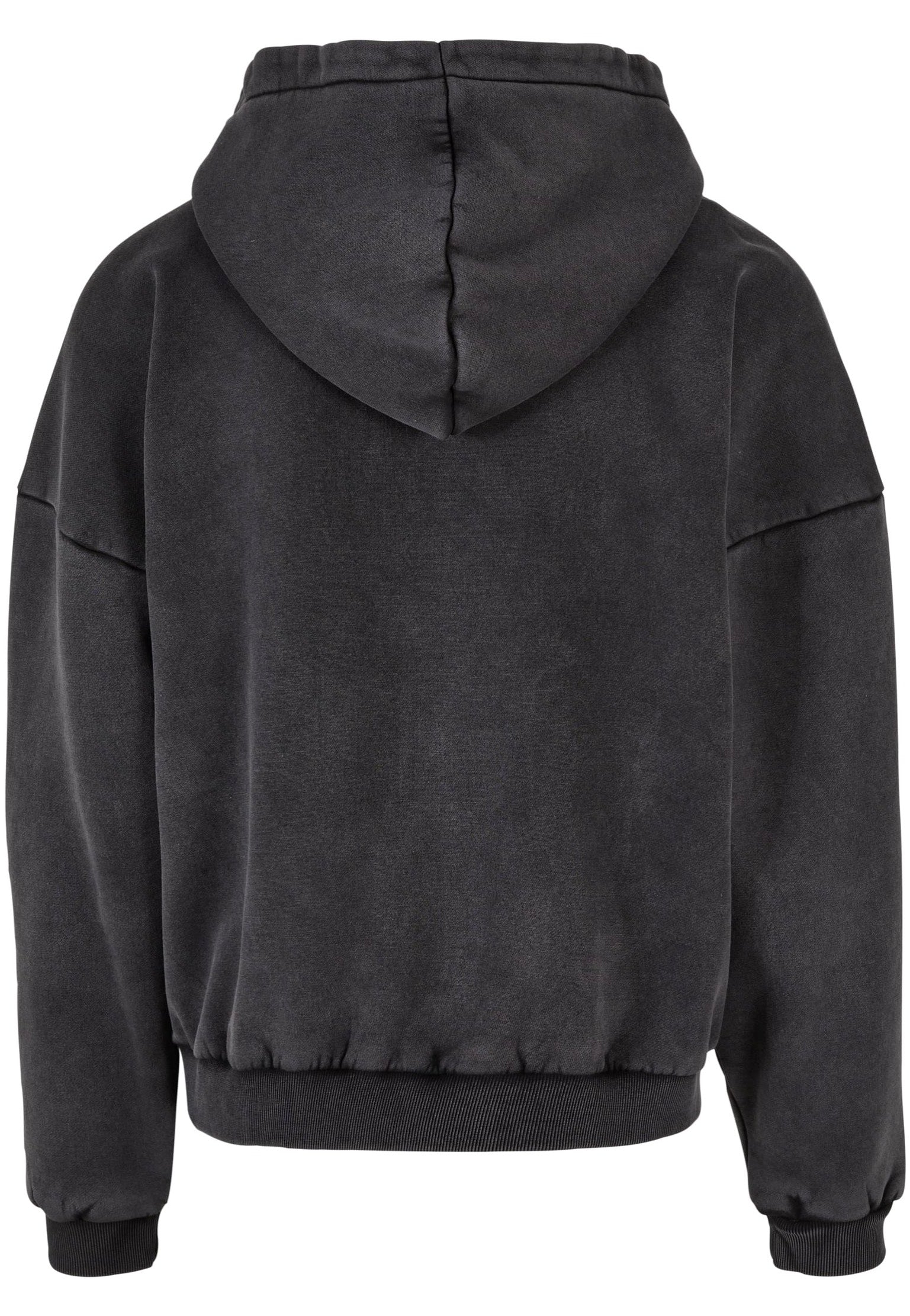 urban-classics-heavy-sand-washed-sweat-zipp-noir-90-s image 7