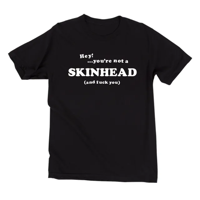 skinhead-you-re-not-a-skinhead-t-shirt-noir image 1