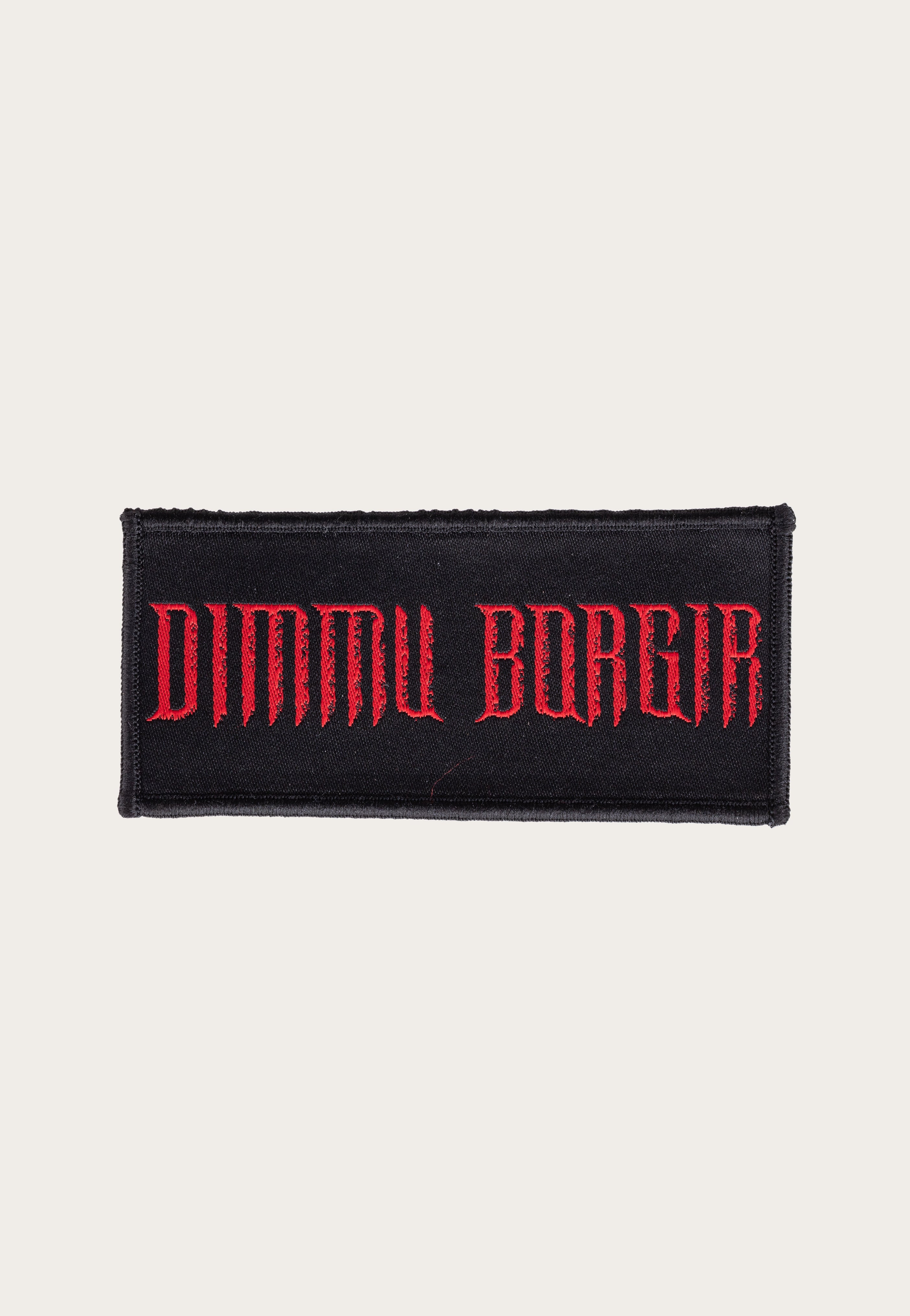 dimmu-borgir-red-logo-patch-cusson-noir-taille-unique image 1