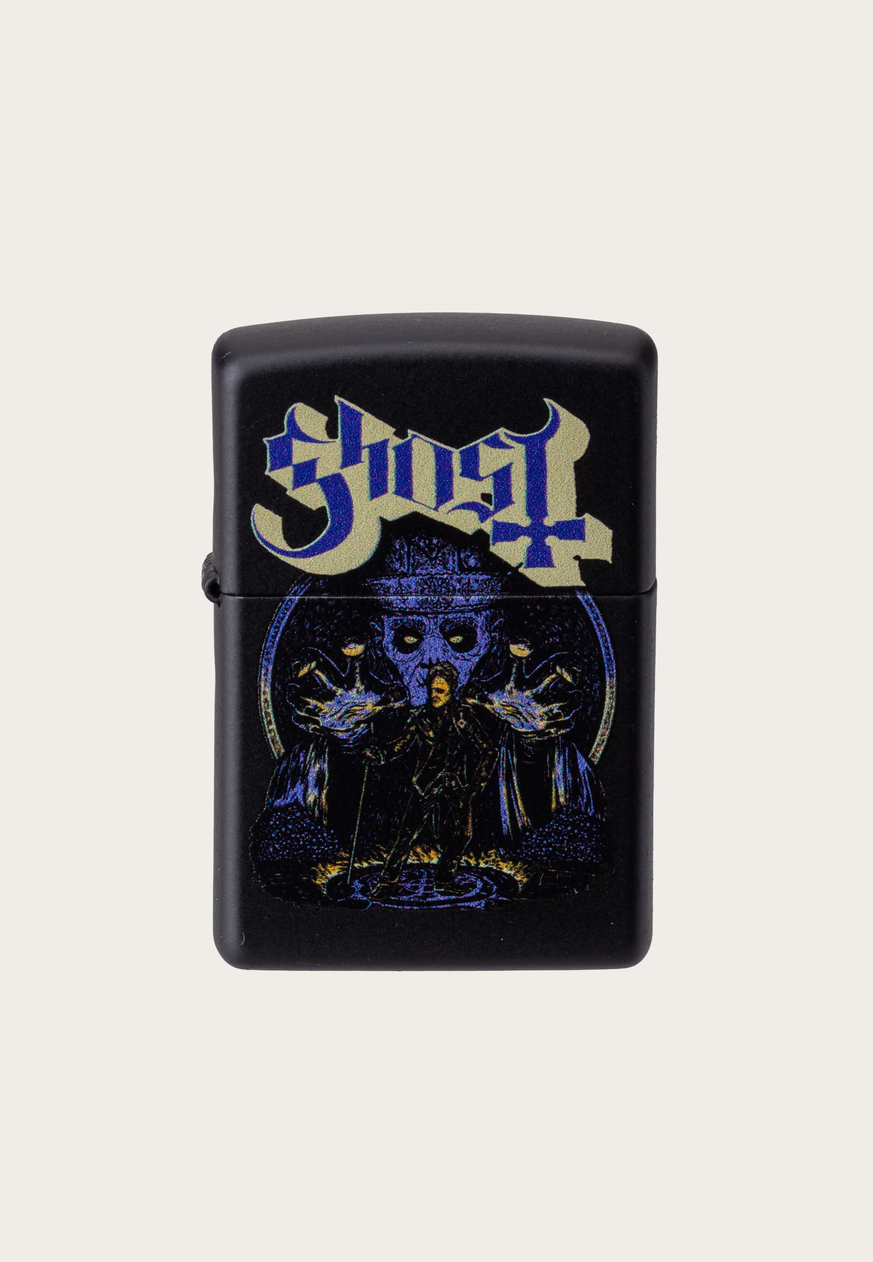 ghost-papa-zippo-briquet-noir-mat-rechargeable image 4
