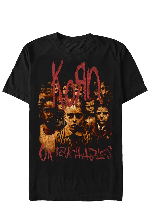 korn-untouchables-tracks-t-shirt-noir-nu-metal image 1