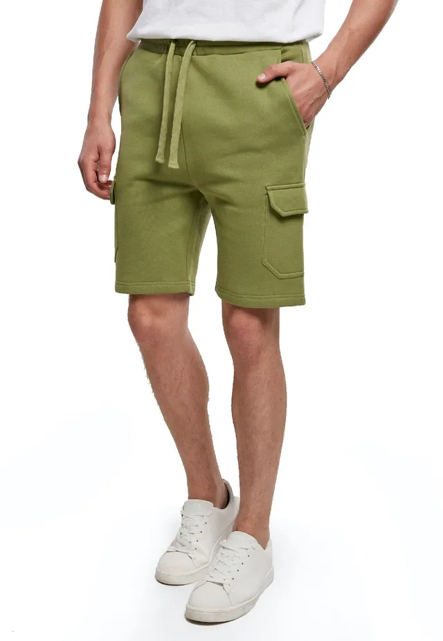 urban-classics-organic-cargo-short-homme-vert-newolive image 1