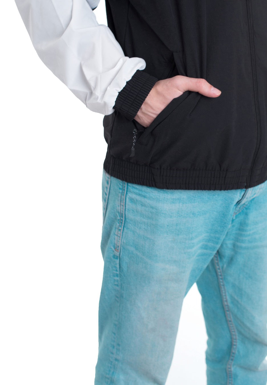 urban-classics-retro-veste-surv-tement-noir-blanc-homme image 3