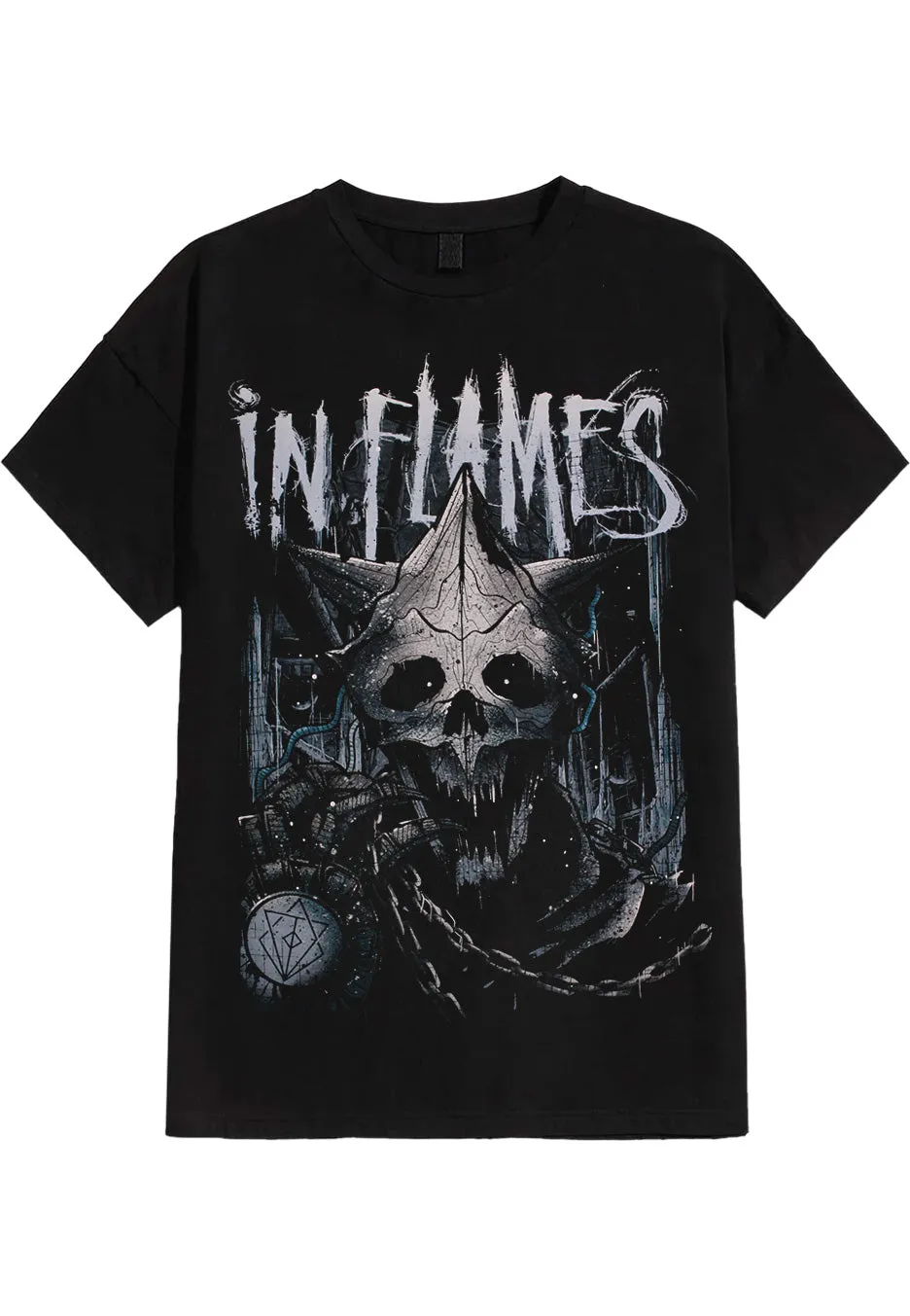 in-flames-in-chains-t-shirt-noir-homme-death-metal image 1
