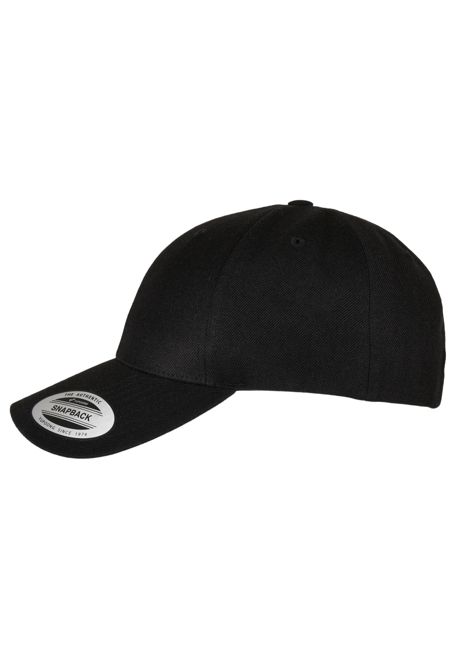 urban-classics-premium-curved-visor-casquette-noire image 4