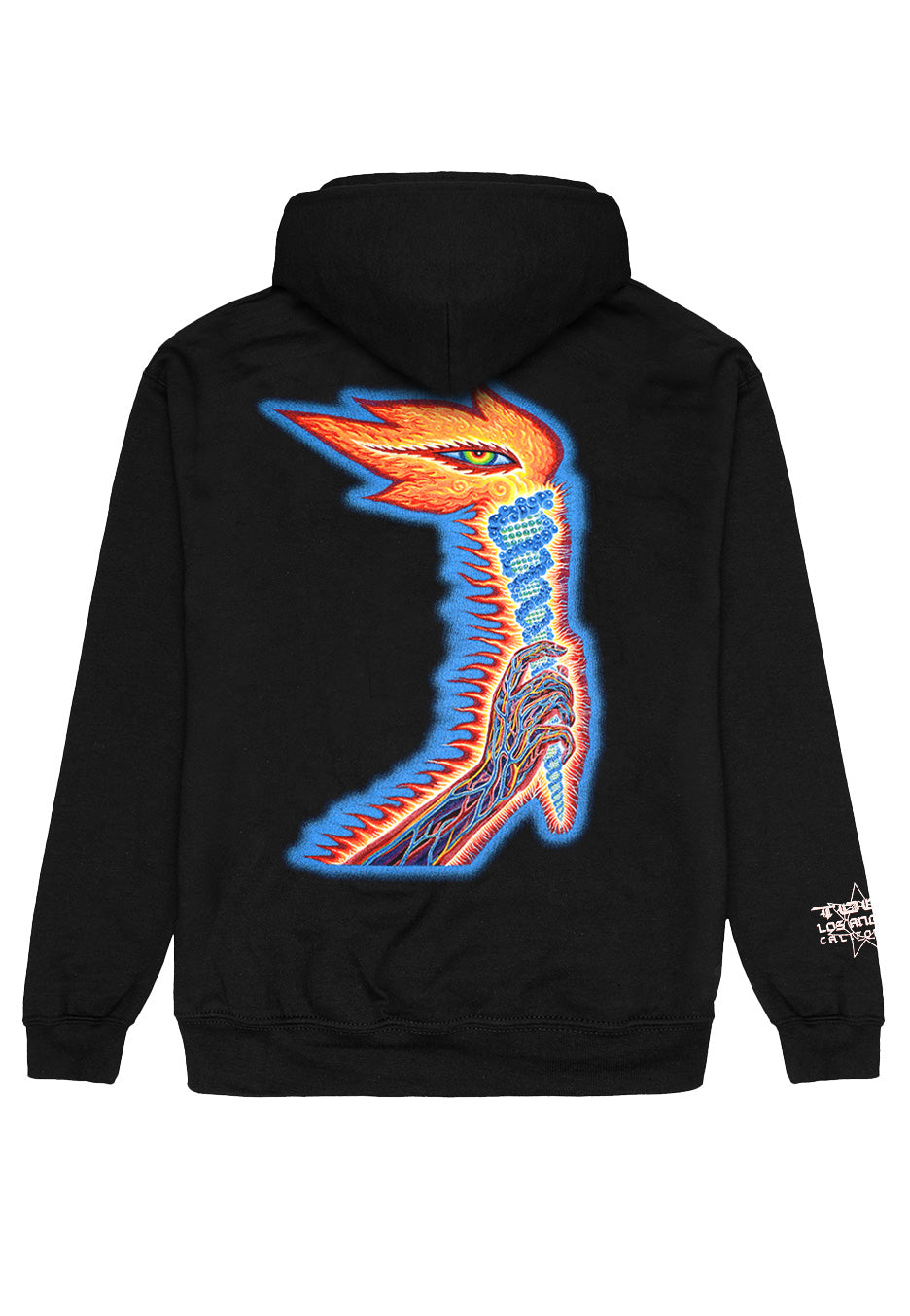 tool-the-torch-sweat-capuche-noir-progressif image 2
