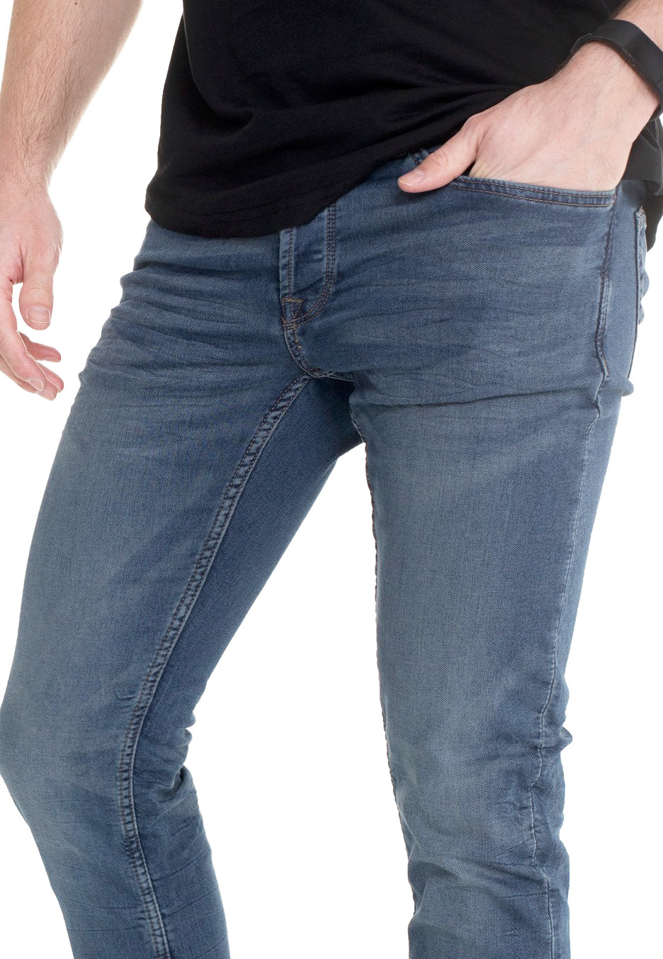 only-sons-loom-jean-slim-bleu-denim-life-blue image 5