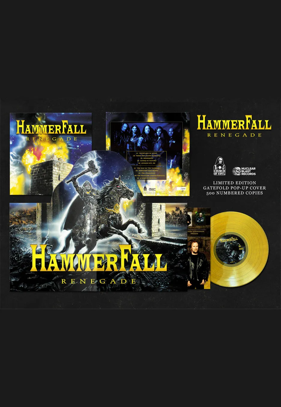 hammerfall-renegade-vinyle-jaune-popup-power-metal-limit image 1