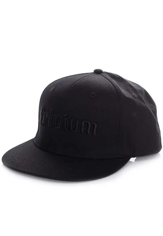 trivium-logo-casquette-noire-snapback-metalcore-taille-unique image 1