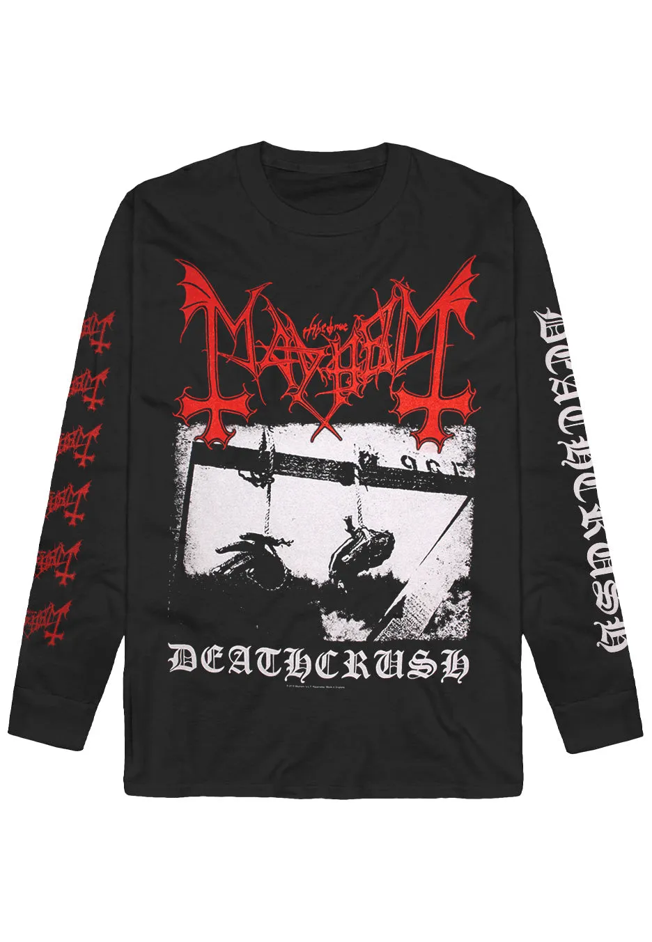 mayhem-deathcrush-t-shirt-manches-longues-noir image 1