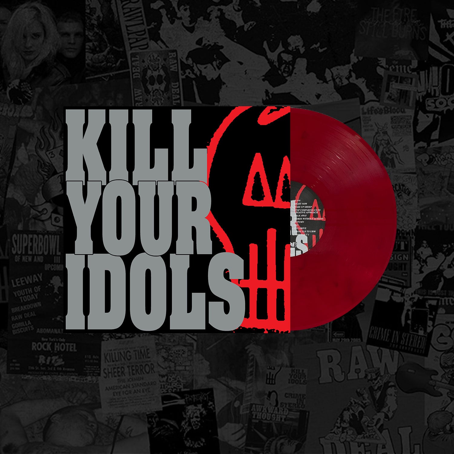 kill-your-idols-no-gimmicks-needed-vinyle-lp-clear-smoke image 4
