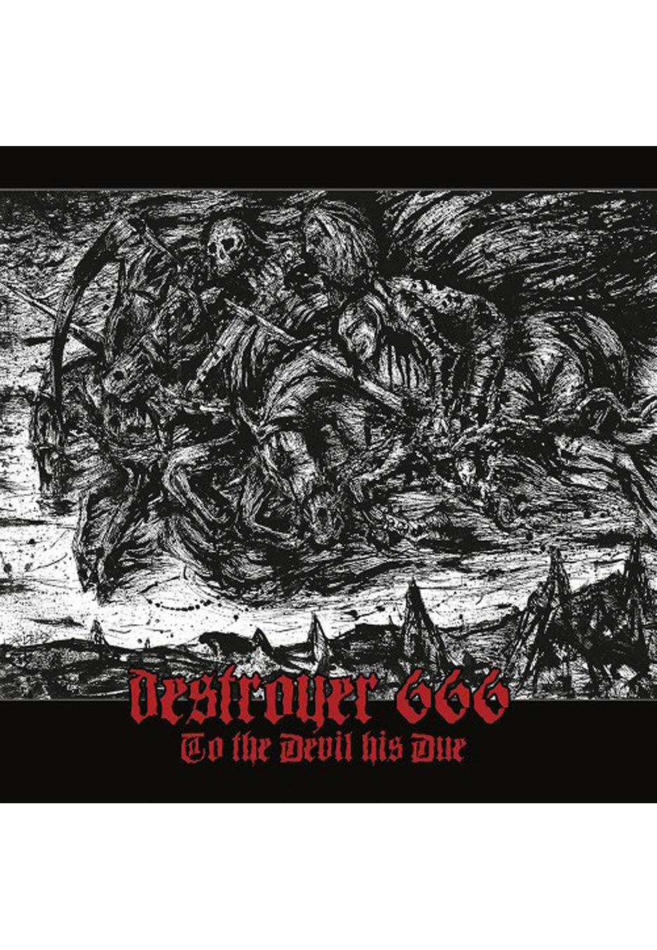 destr-yer-666-to-the-devil-his-due-vinyle-rouge image 2
