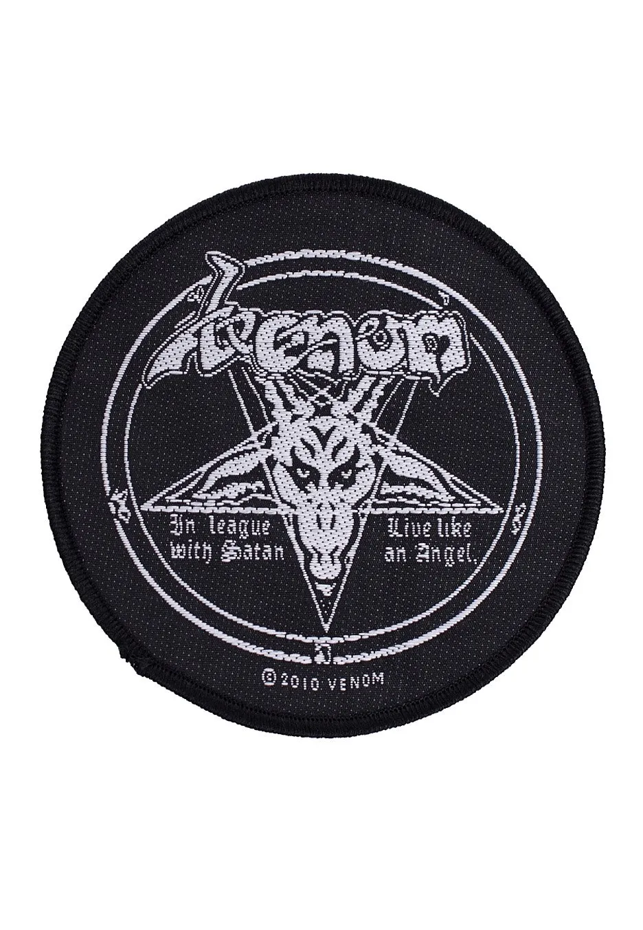 venom-in-league-with-satan-patch-noir-black-metal image 1