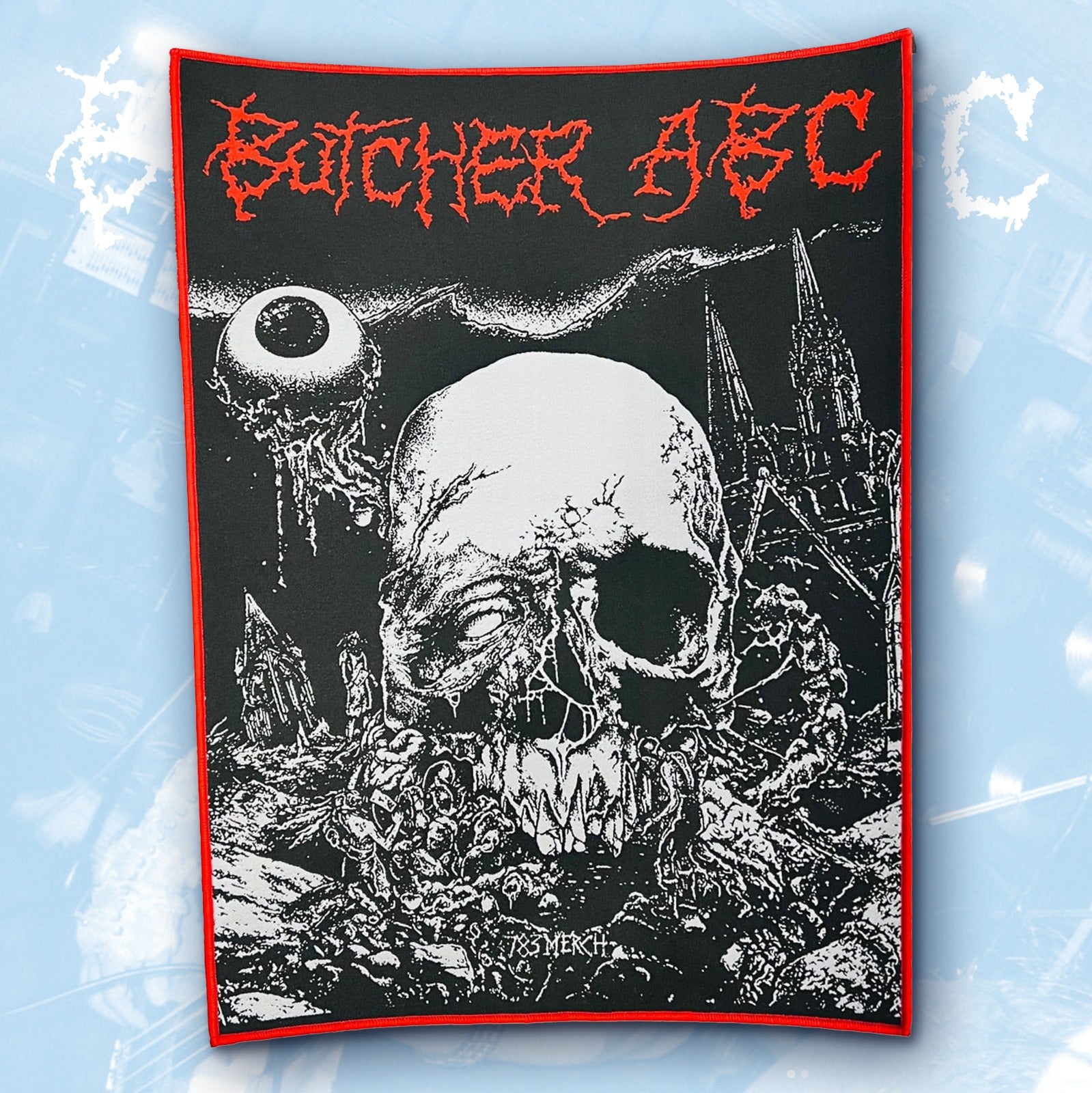 783punx-butcher-abc-north-of-hell-backpatch-tiss-bordure-noire image 6