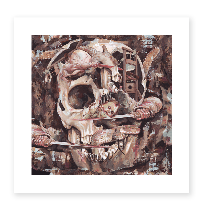 closed-casket-activities-king-nine-death-rattle-affiche-gicl-e-24x24 image 1
