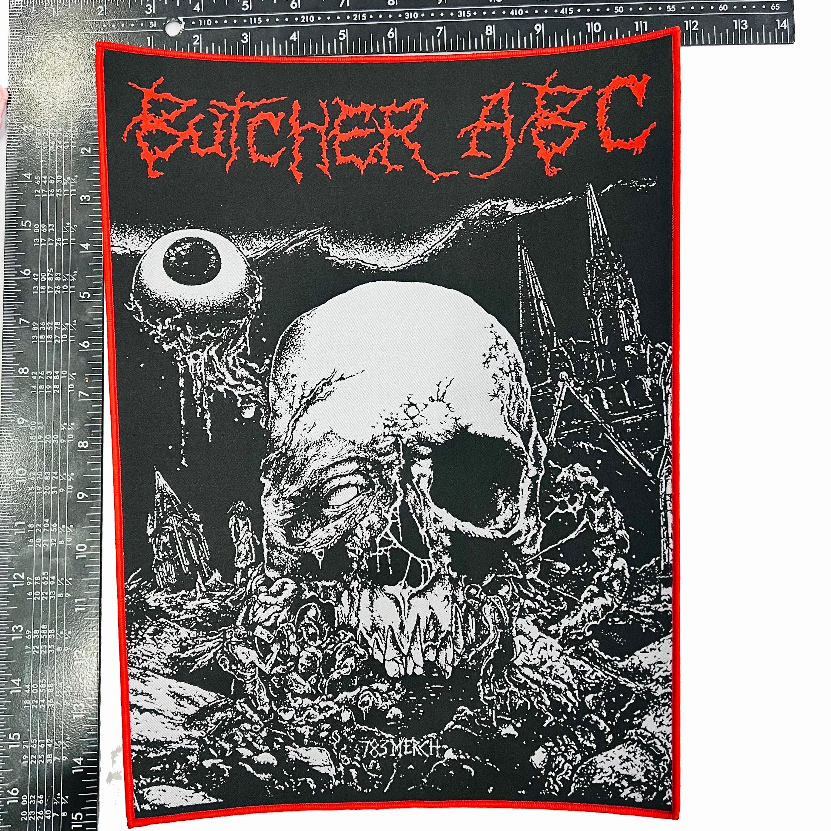 783punx-butcher-abc-north-of-hell-backpatch-tiss-bordure-noire image 7