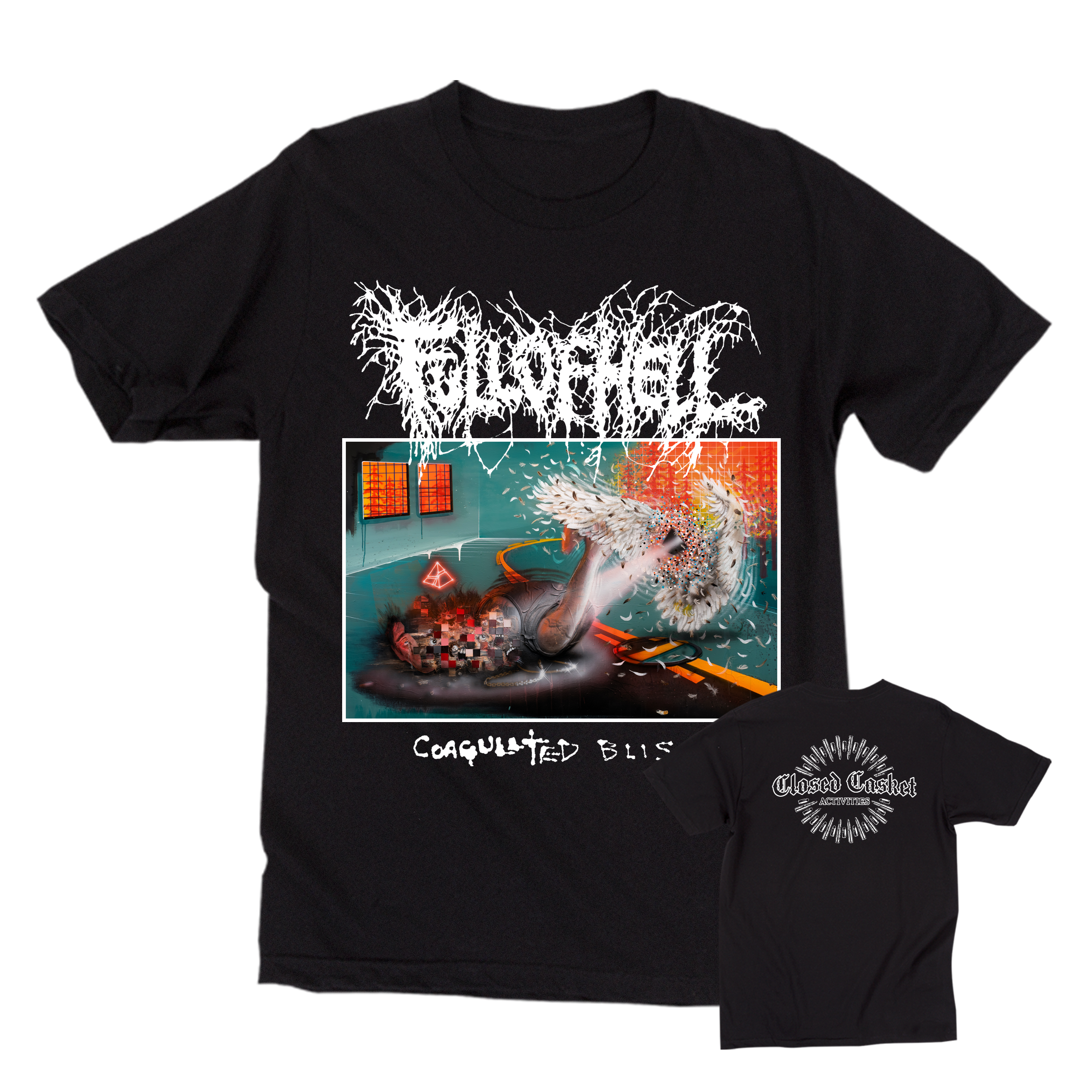 full-of-hell-coagulated-bliss-cover-t-shirt-noir-taille-m image 2