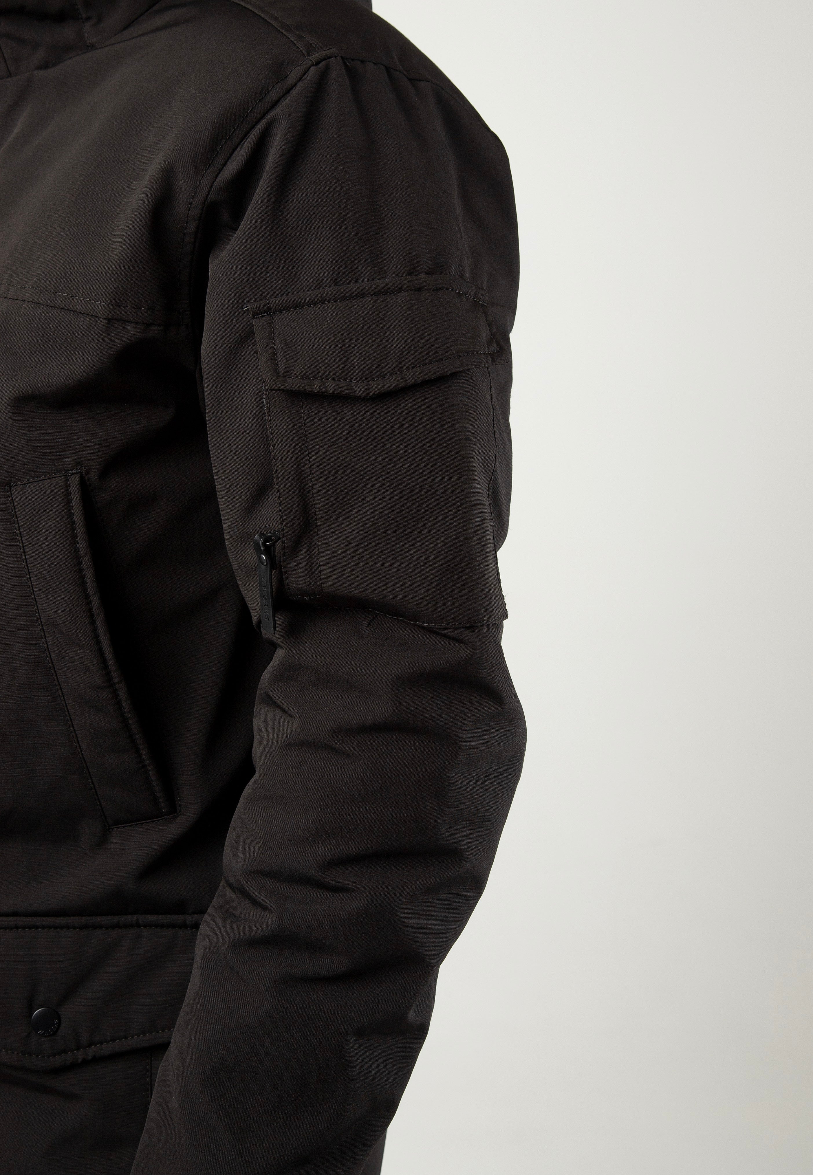 vintage-industries-gavyn-black-veste-hiver-noire image 5