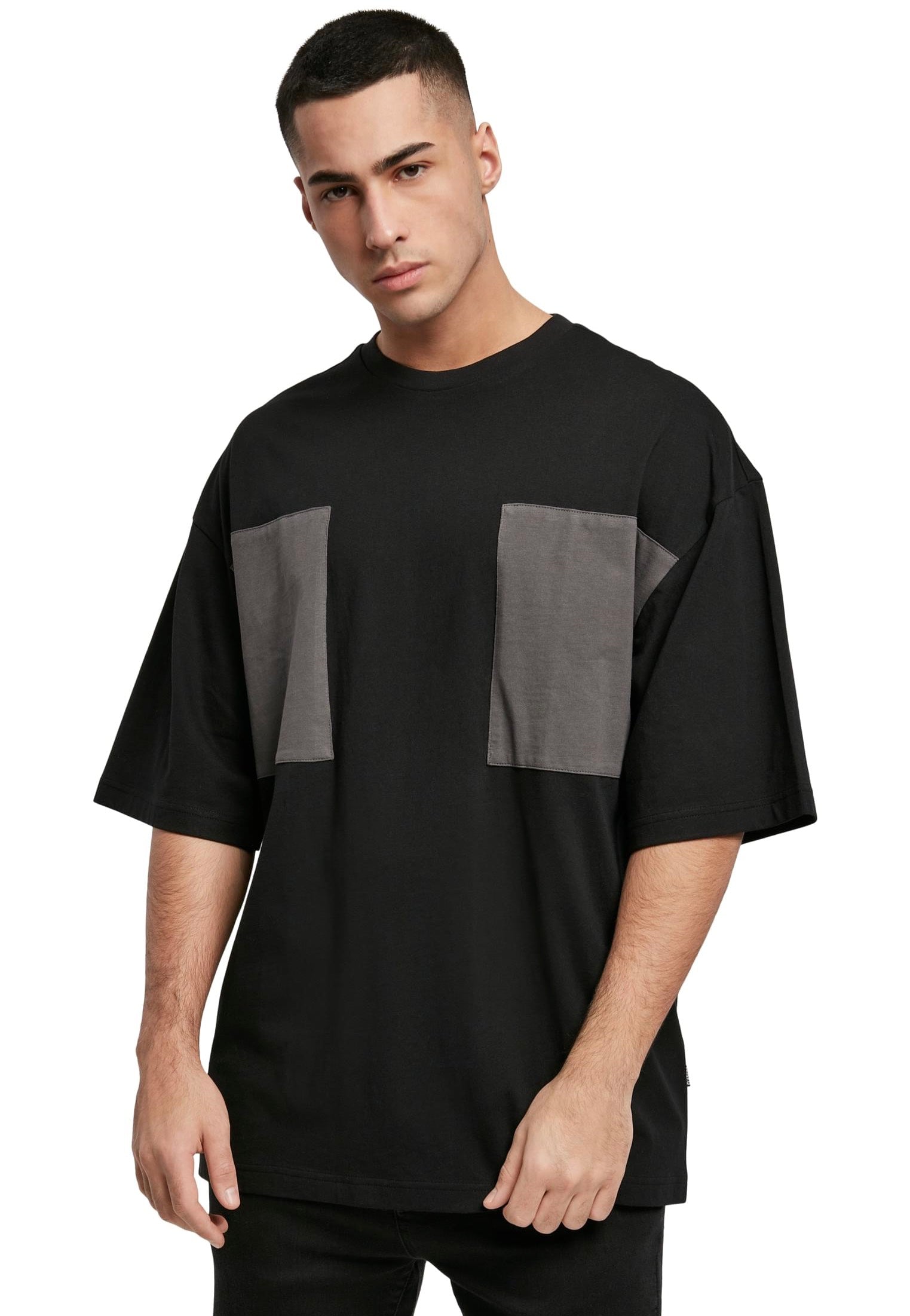 urban-classics-big-double-pocket-t-shirt-noir image 3
