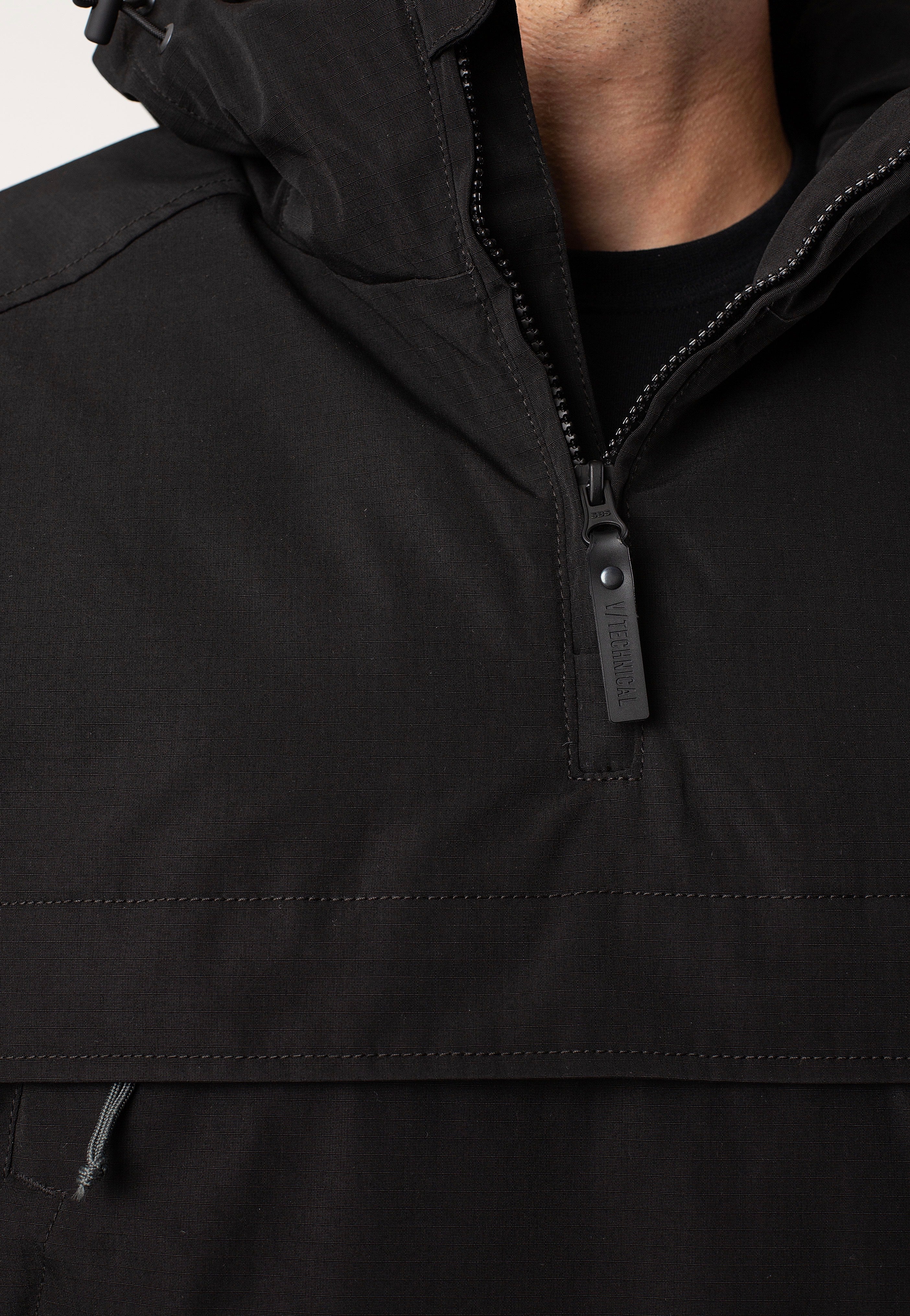 vintage-industries-oscar-black-veste-noire-coton-homme image 4