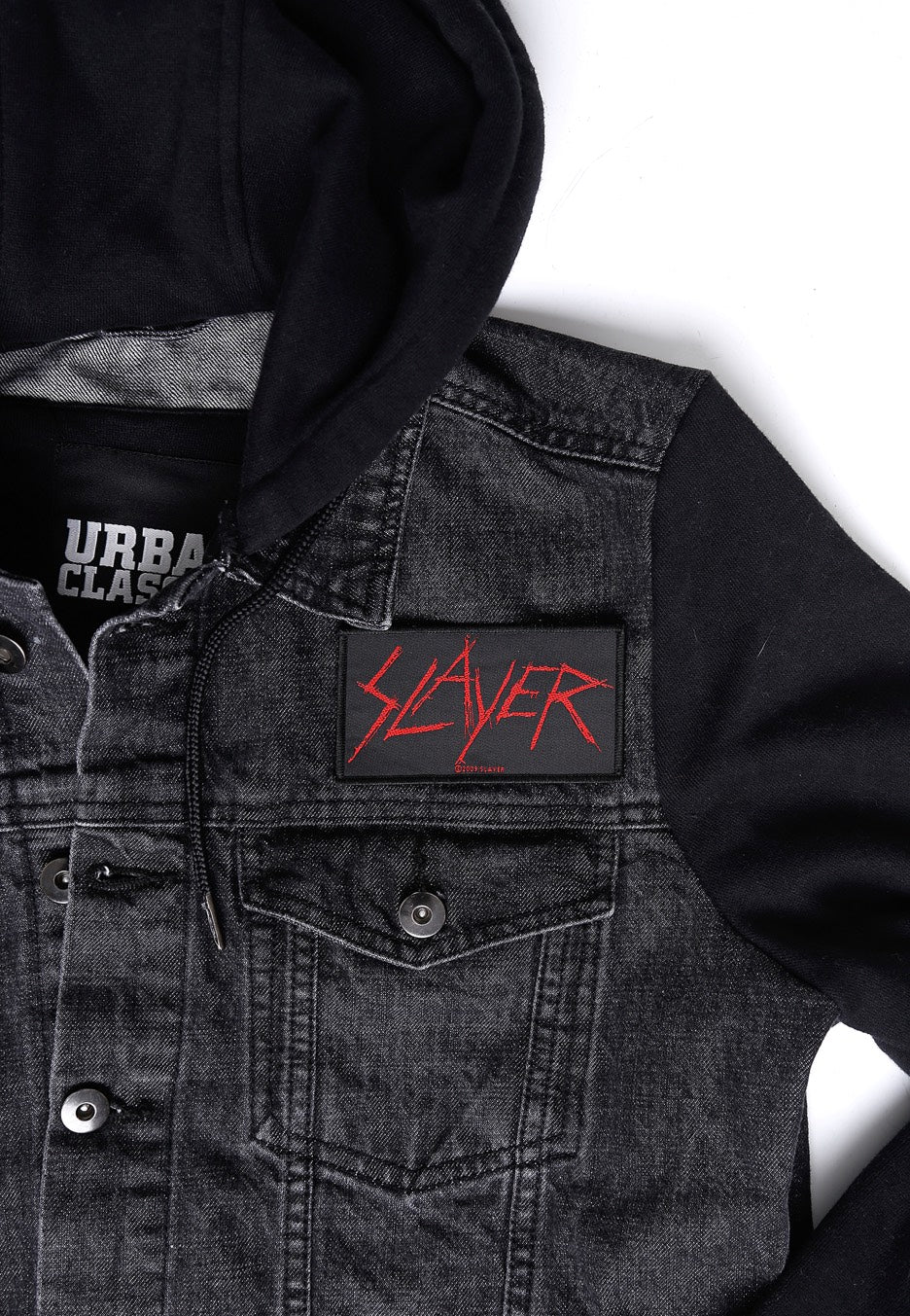 slayer-scratch-logo-patch-noir-polyester image 2