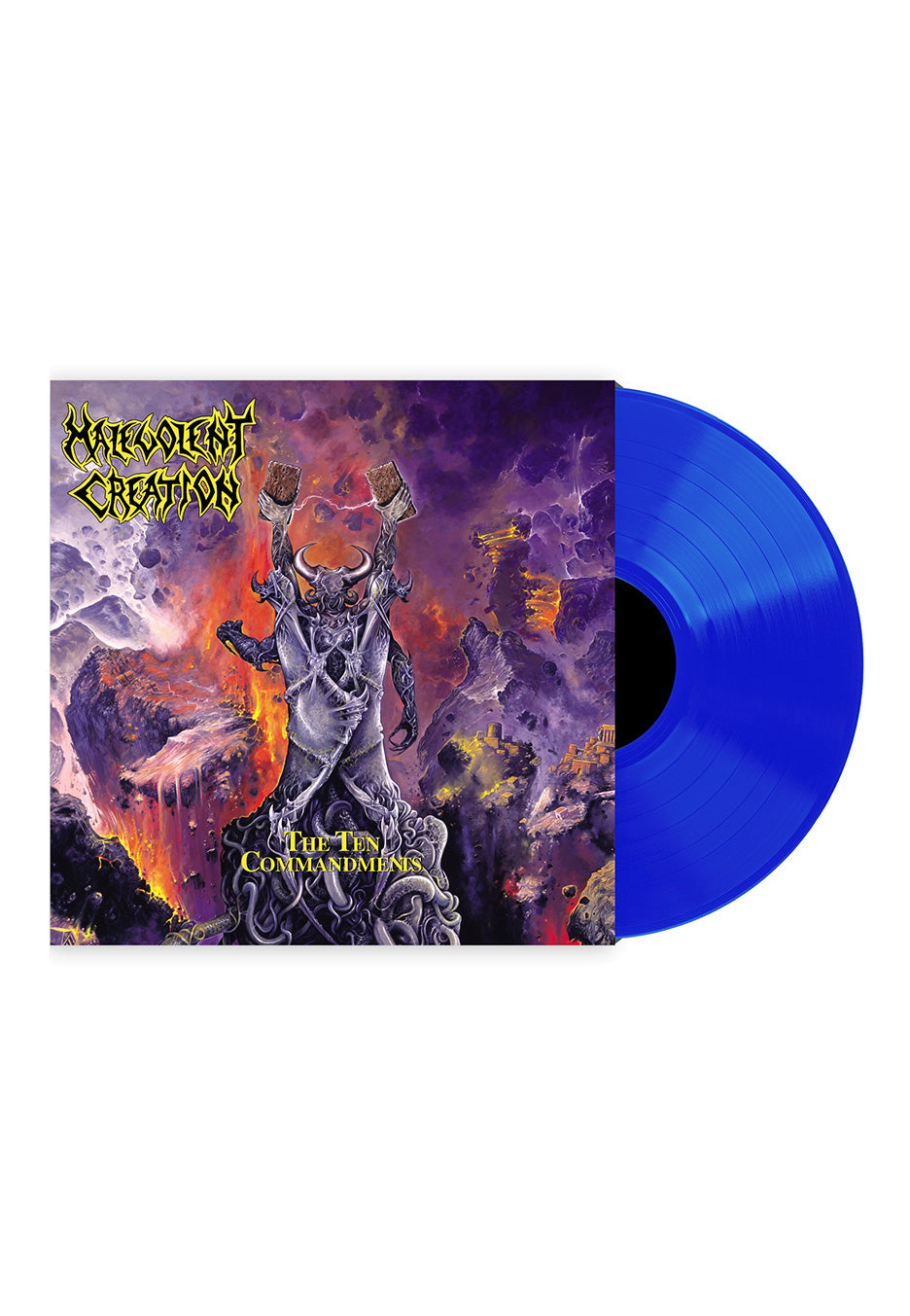 malevolent-creation-ten-command-vinyle-bleu-death-metal image 1