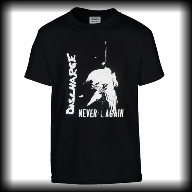 discharge-never-again-t-shirt-punk-coton-taille-l image 1