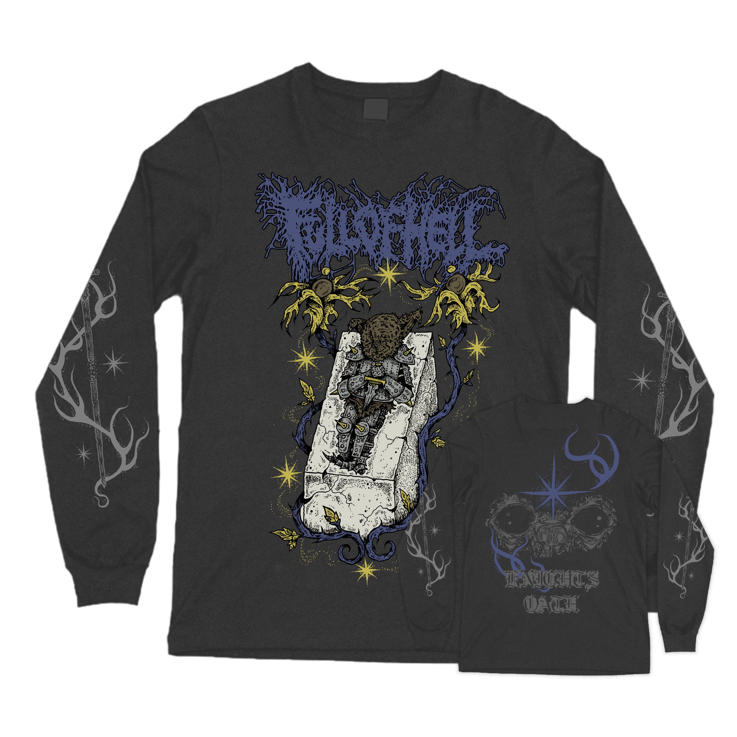 closed-casket-full-of-hell-knight-s-oath-longsleeve-pepper-coton image 1