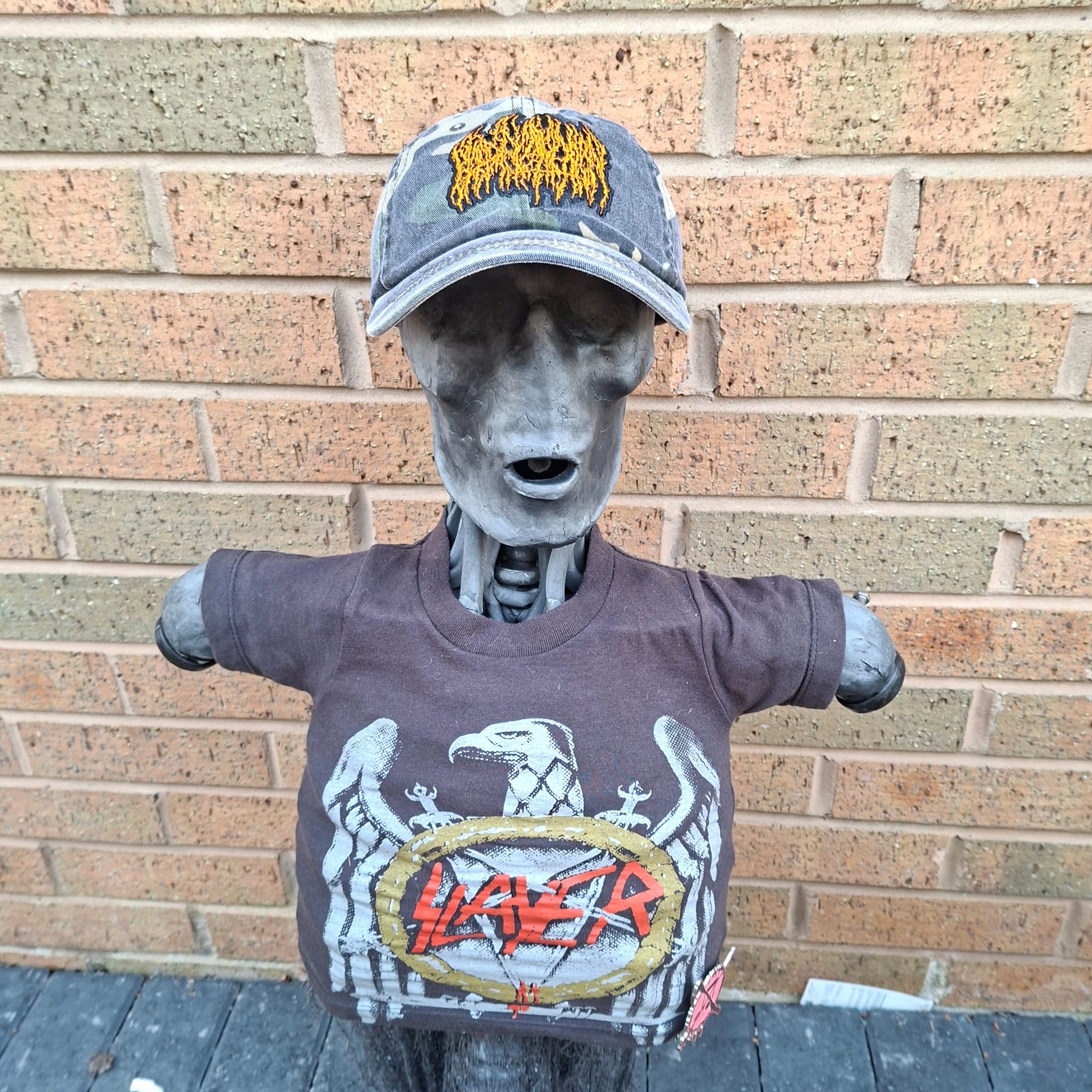 783punx-blood-incantation-casquette-camo-logo-orange image 1